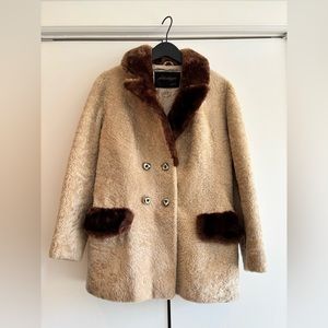 Vintage scheidegger teddy coat